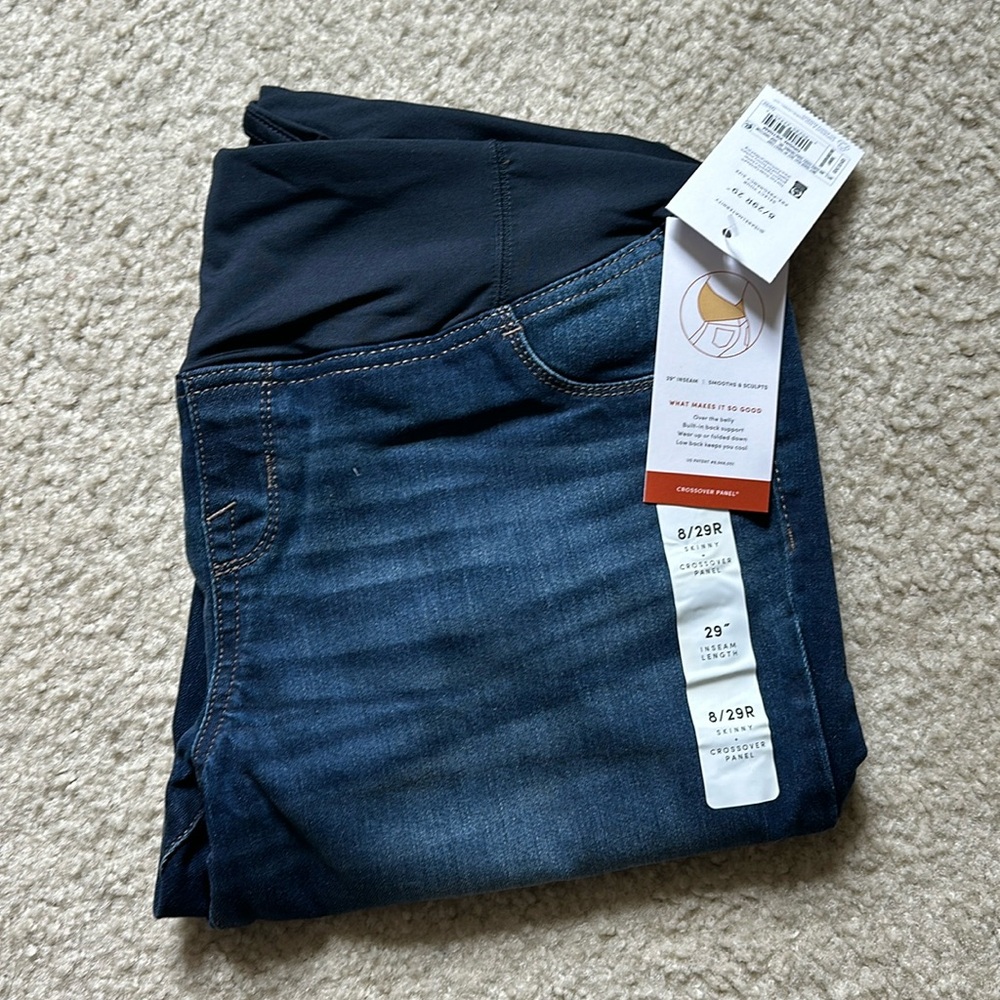 Ingrid+Isabel maternity jeans 8/29R NWT